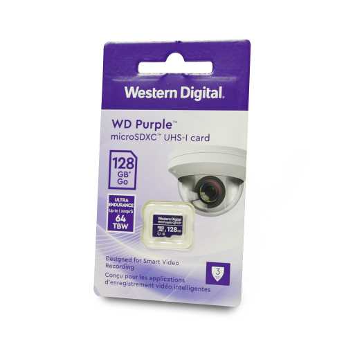 Карта памяти Western Digital MICRO SDXC 128GB UHS-I WDD128G1P0C WDC специализированная для видеонаблюдения