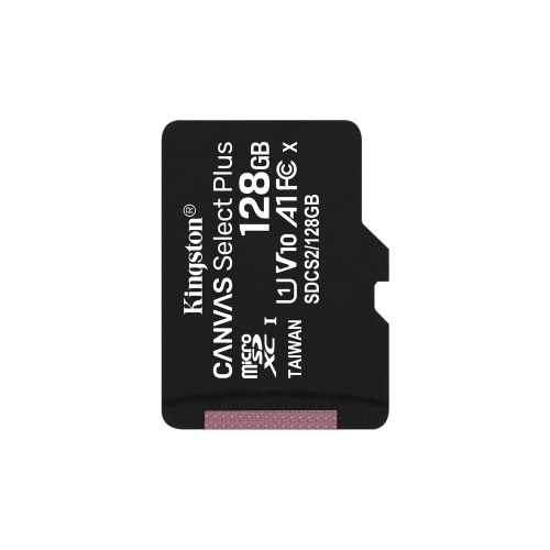 Карта памяти Kingston microSDXC 128GB Canvas Select Plus Class 10 UHS-I U1 V10 A1 (SDCS2/128GBSP)