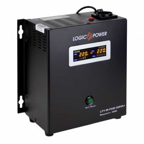 Источник бесперебойного питания Logicpower LPY-W-PSW-500 ВА / 350 Вт линейно-интерактивный с правильной синусоидой