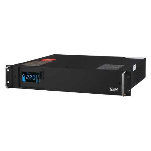 Источник бесперебойного питания Powercom KIN-1200AP RM LCD 1200ВА / 720Вт линейно-интерактивный