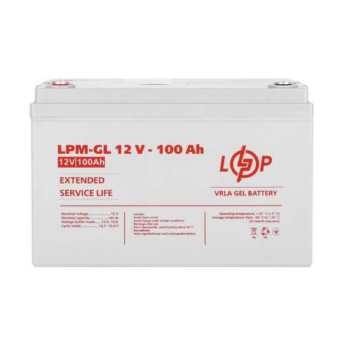 Аккумулятор LogicPower 12V 100AH (LPM-GL 12V - 100 Ah) гелевый