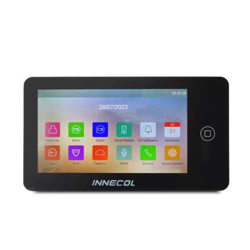 Комплект видеодомофона 7" INNECOL NEO HD (Black) + Tantos Triniti HD