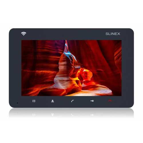 Комплект видеодомофона Slinex SM-07N Cloud (graphite) с Wi-Fi + Tantos Triniti HD