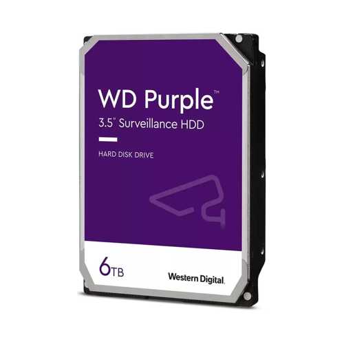 Жесткий диск 6TB Western Digital Purple WD64PURZ для видеонаблюдения