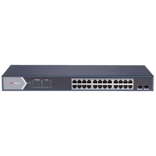 Управляемый 26-портовый PoE коммутатор Hikvision DS-3E1526P-SI с 24 портами PoE