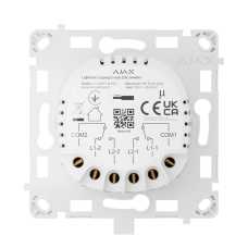 Реле Ajax LightCore (2-gang/2-way) для двухклавишного проходного выключателя