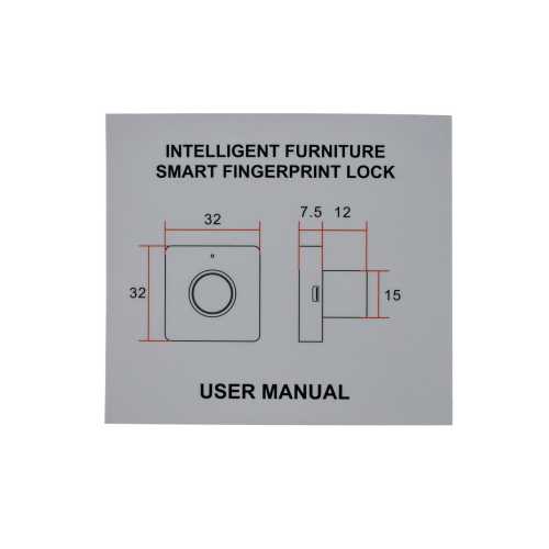 Мебельный биометрический замок SEVEN LOCK F-08