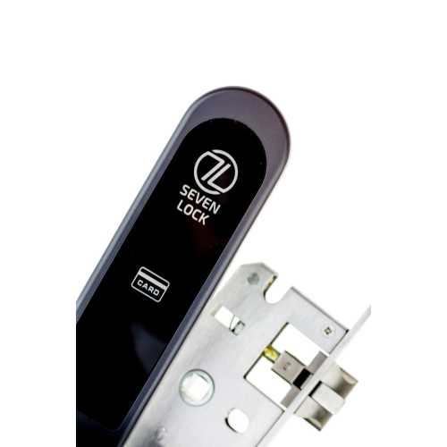 Электронный RFID замок для офисов SEVEN LOCK SL-7737S black ID EM