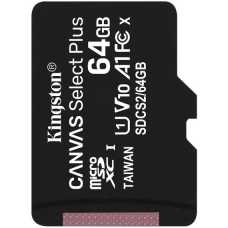 Карта памяти microSDXC Kingston Canvas Select Plus 64 GB Class 10 А1 UHS-1