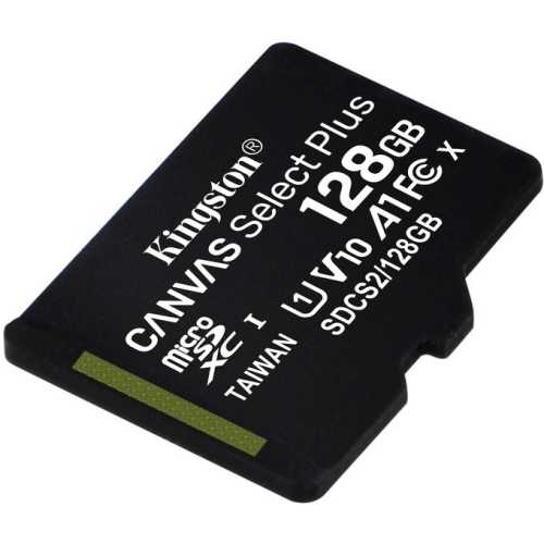 Карта памяти microSDXC Kingston Canvas Select Plus 128 GB Class 10 А1 UHS-1