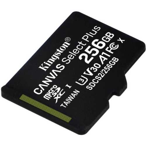 Карта памяти для домофона microSDXC Kingston Canvas Select Plus 256 GB Class 10 А1 UHS-1