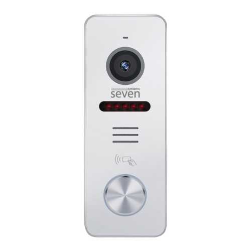 IP-вызывная панель со встроенным считывателем карт MIFARE SEVEN CP-7500FHD-Wi-Fi white