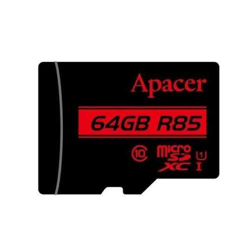 Карта памяти для домофона microSDXC Apacer 64 GB class 10 UHS-1