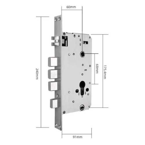 Автоматическая 3х ригельная мортиза 60X68