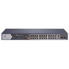 DS-3E0528HP-E 24-портовый неуправляемый Hi-PoE коммутатор Hikvision