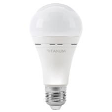 LED лампа акумуляторна A68 10W E27 4000K 220V TITANUM TL-EMA68-10274