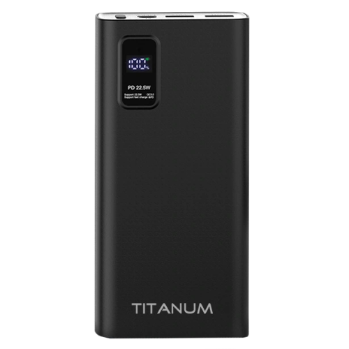 TITANUM 727S 20000mAh 22.5W Black Повербанк