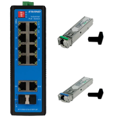 Комплект EW-PIS1712-8FE + SFP-1.25G-20KM-TX/RX