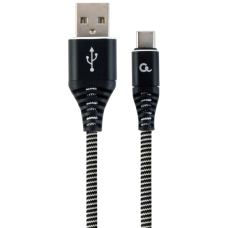 Кабель Cablexpert CC-USB2B-AMCM-1M-BW USB 2.0 2А