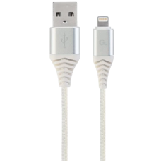 Кабель Cablexpert CC-USB2B-AMLM-1M-BW2 USB 2.0/Lightning 1м